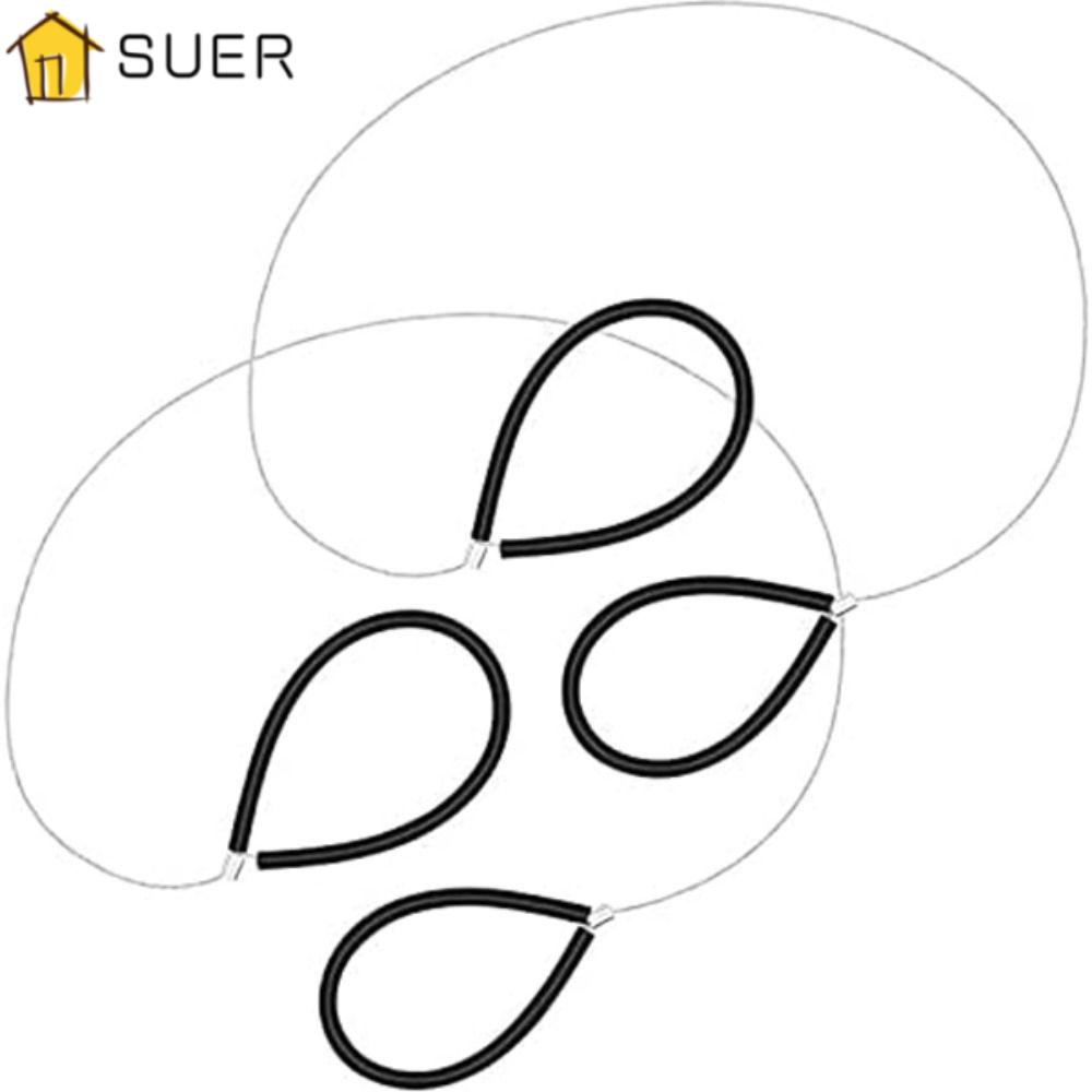 SUENIN Set 2 Dụng Cụ Bánh Xe Cắt Đất Sét 22.4 Inches Màu Đen