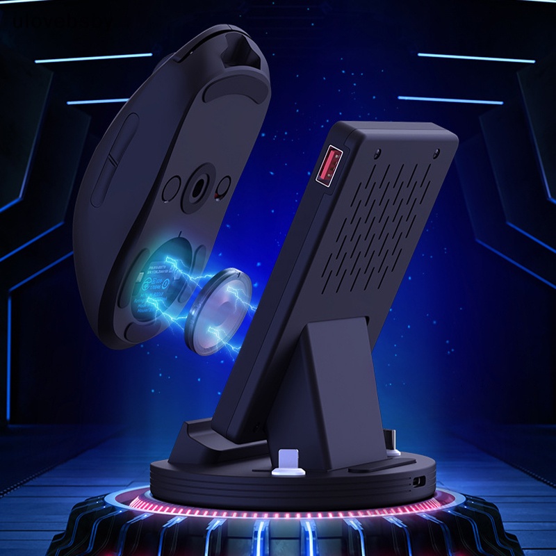 Đế Sạc Không Dây Chuyên Dụng Cho Chuột Logitech QI G502 G703 G903 G Pro X GPW