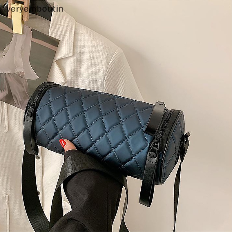 Túi Đeo Chéo Một Bên Vai Hình Trụ Thời Trang Hàn Quốc Cao Cấp Dành Cho Nam Nữ n