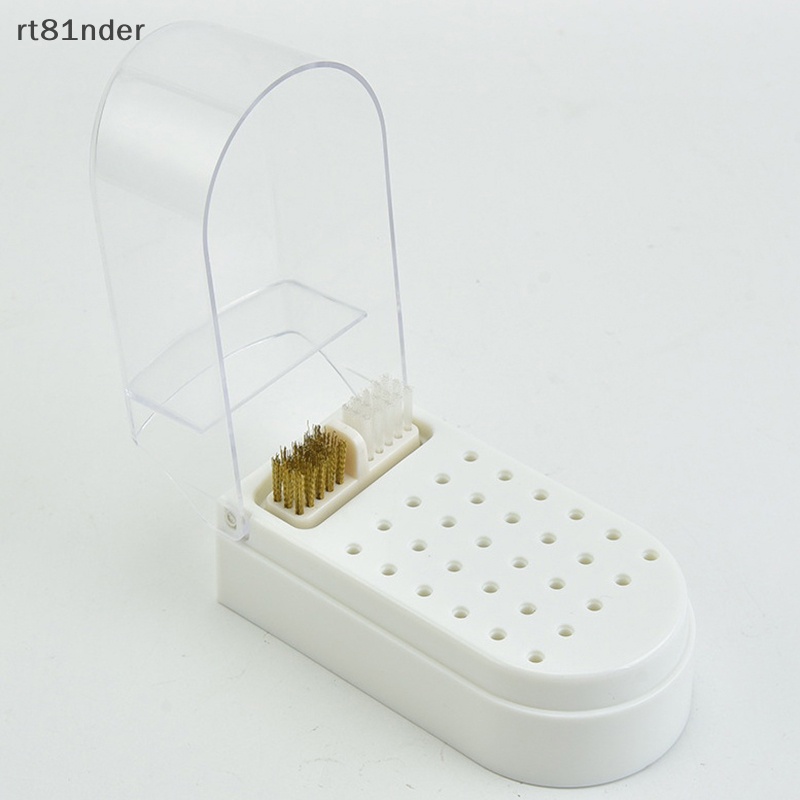 Giá Đỡ Mũi Khoan 2 Trong 1 30 Lỗ Chống Bụi Dùng Để Trưng Bày Đầu Mài Móng Tay