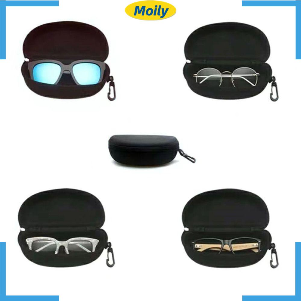 MOILYVN Set 2 Hộp Đựng Kính Mát 2 Ngăn Có Khóa Kéo Tiện Dụng