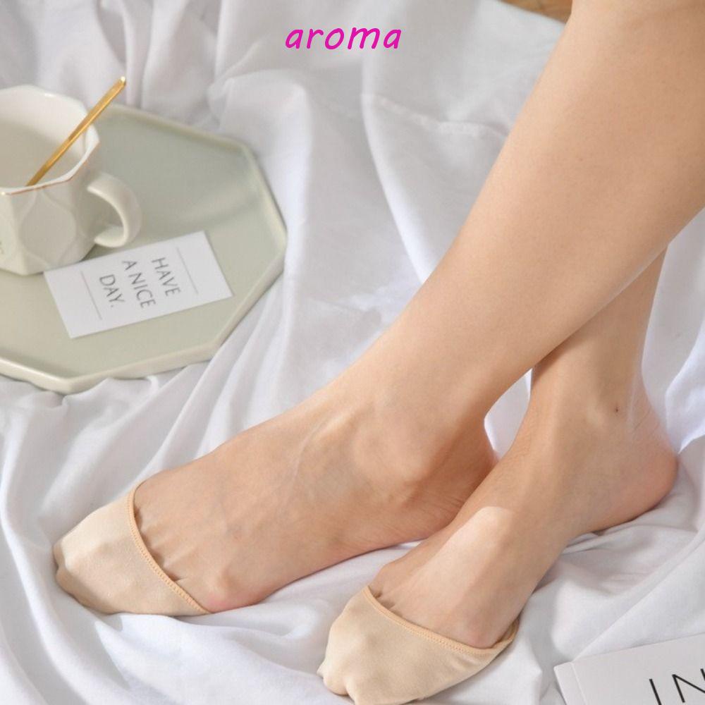 AROMA Vớ Thuyền Silicon Mềm Co Giãn Vô Hình Cho Nữ