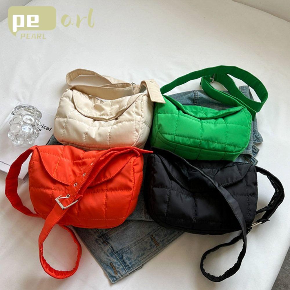 PEARLVN Túi Đeo Vai Bằng Cotton Gọn Nhẹ Thời Trang Cho Nữ