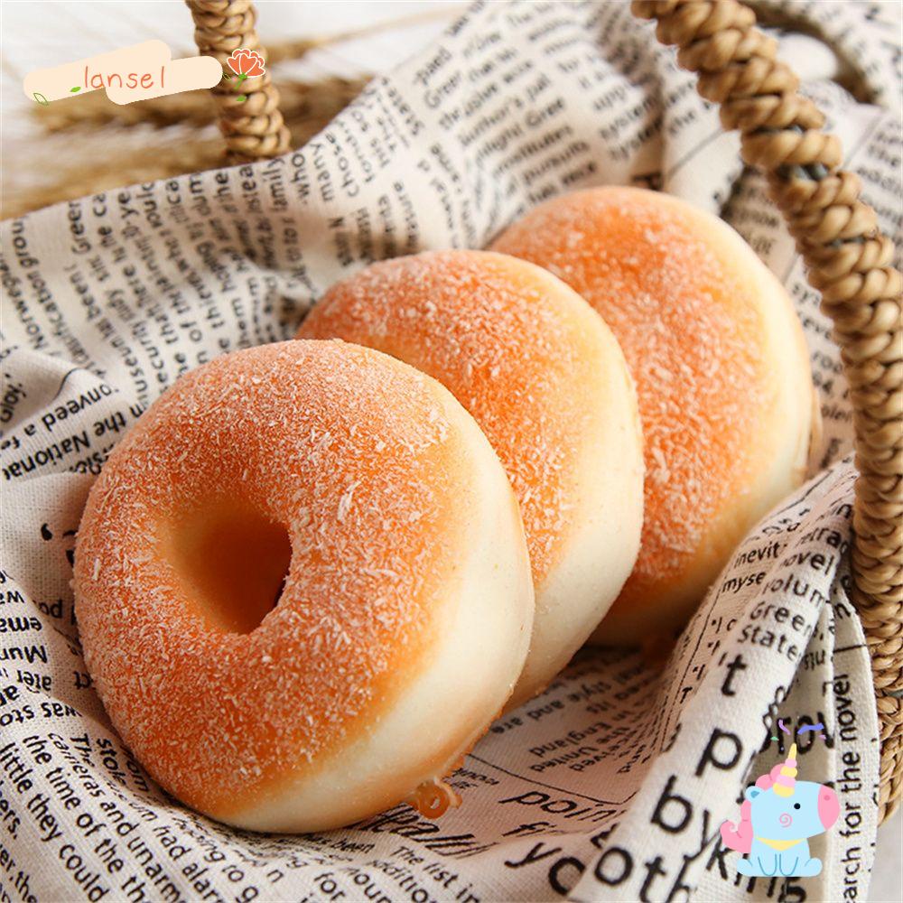 LANSEL Mô Hình Bánh Donut Nhân Tạo Dùng Làm Đạo Cụ Chụp Ảnh Thời Trang