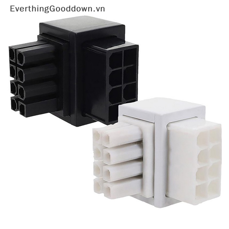 Đầu Nối Chuyển Đổi Nguồn Điện ATX 8Pin 90 Độ Sang 8 Pin GPU Chuyên Dụng