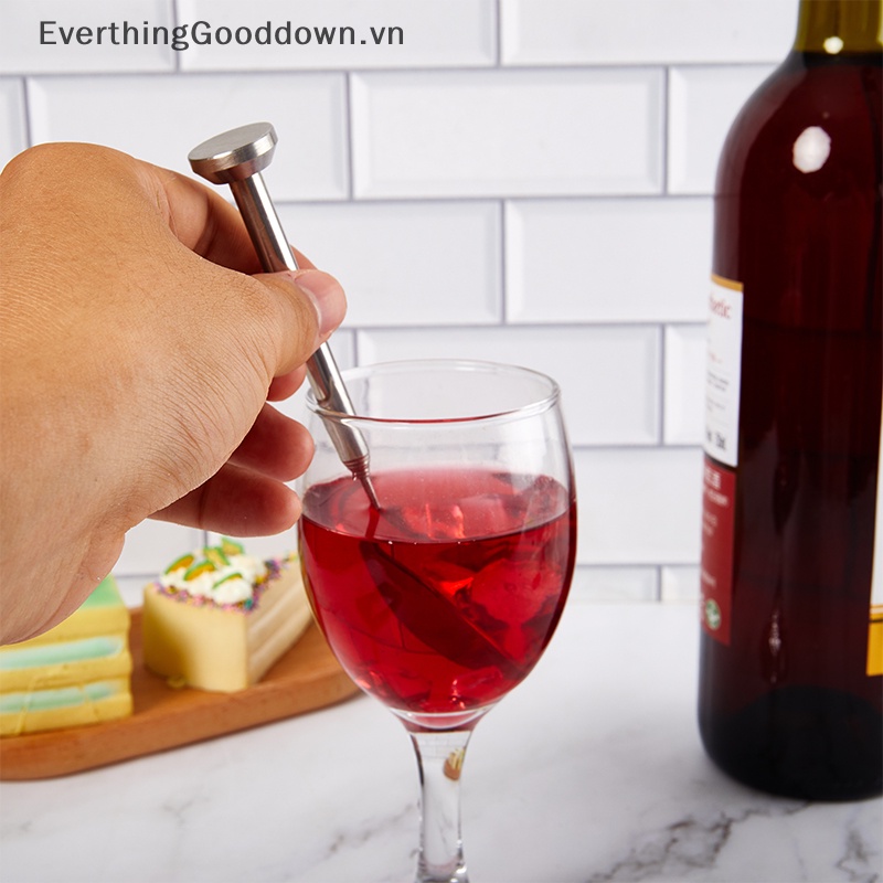 Everthinggooddown Muỗng Khuấy Cán Dài Bằng Thép Không Gỉ Có Thể Kéo Dài Cho Quán Bar vn