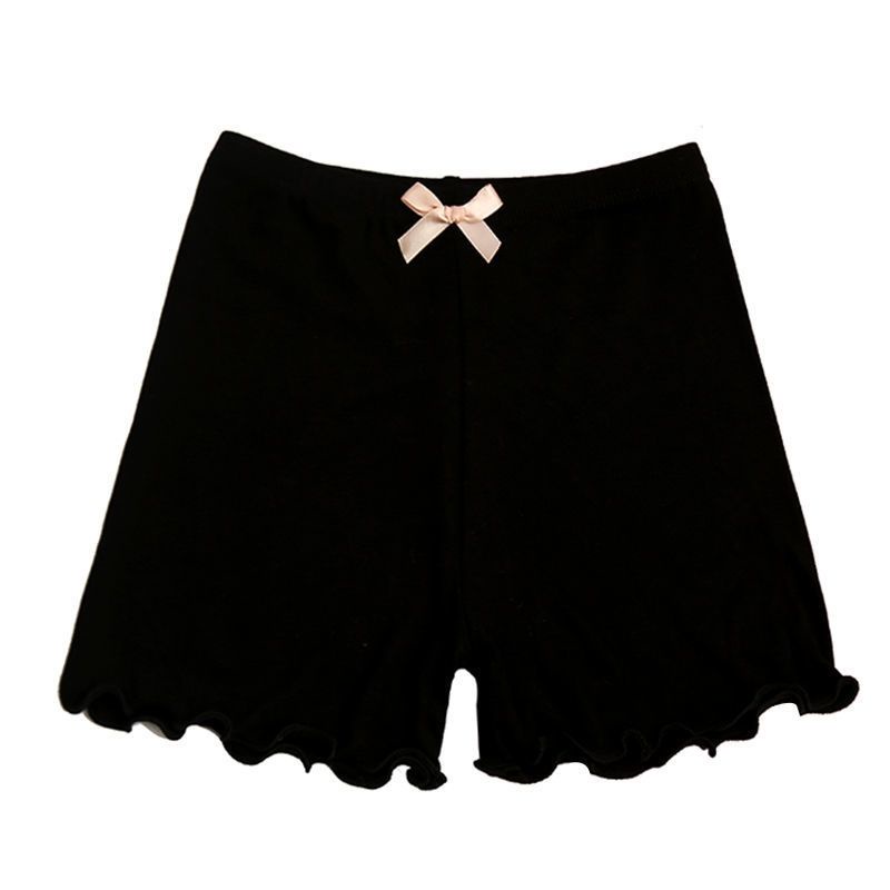 🍒muying🍒 Quần Lót Cotton An Toàn Co Giãn Màu Trơn Dành Cho Bé Gái 3-12 Tuổi