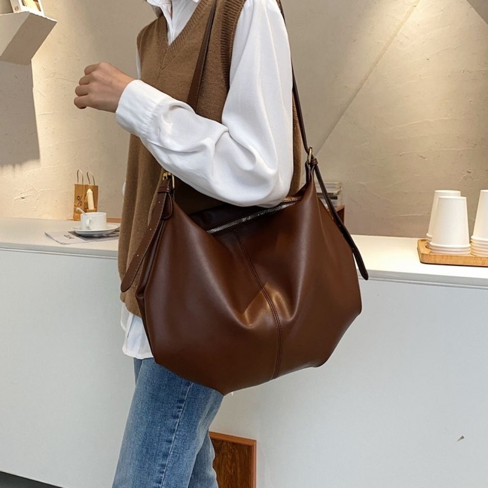 Túi Xách Da Mềm Cỡ Lớn Thời Trang Đơn Giản Cho Nữ