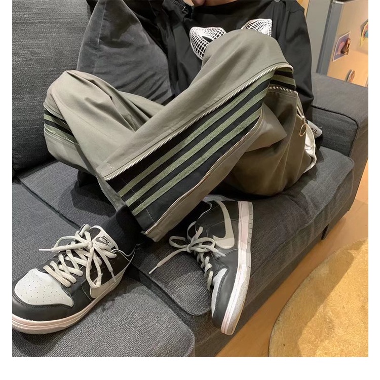 Quần Dài Dáng Suông Rộng Phong Cách Thời Trang Đường Phố Cho Nam Giới