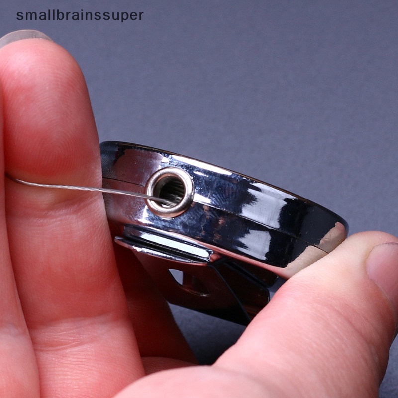 Smallbrainssuper Dây Móc Chìa Khóa ID Có Thể Thu Gọn Bằng Kim Loại Dễ Dàng Chịu Lực SBS