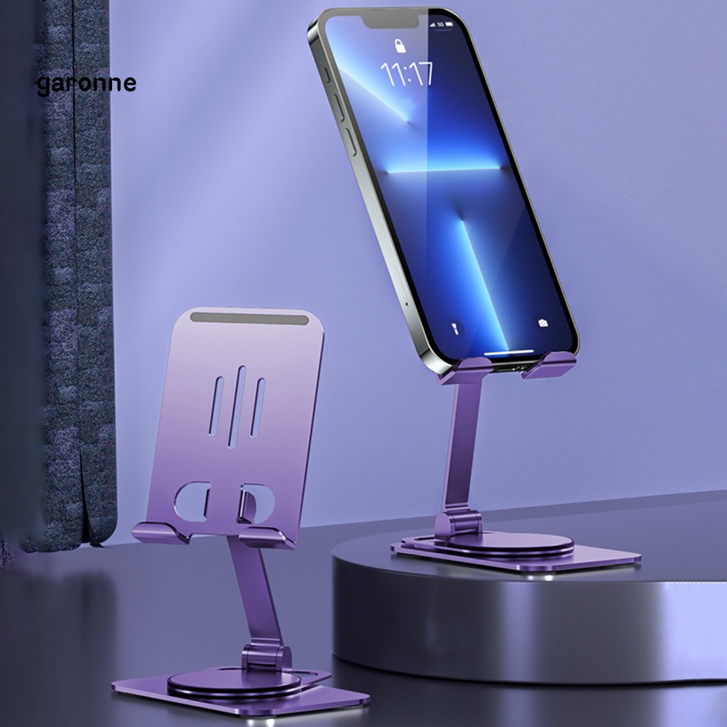 Giá Đỡ Điện Thoại Di Động Bằng Hợp Kim Nhôm Ổn Định Xoay 360 Độ Chống Trượt Có Thể Điều Chỉnh