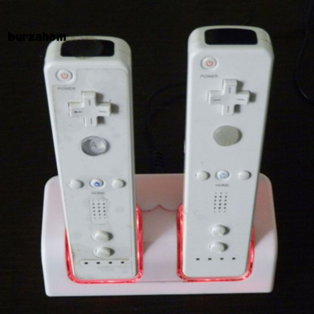 1 Bộ Đế Sạc Với 2 Đế Sạc Dung Lượng Lớn Thân Thiện Với Môi Trường Cho Tay Cầm Chơi Game Wii