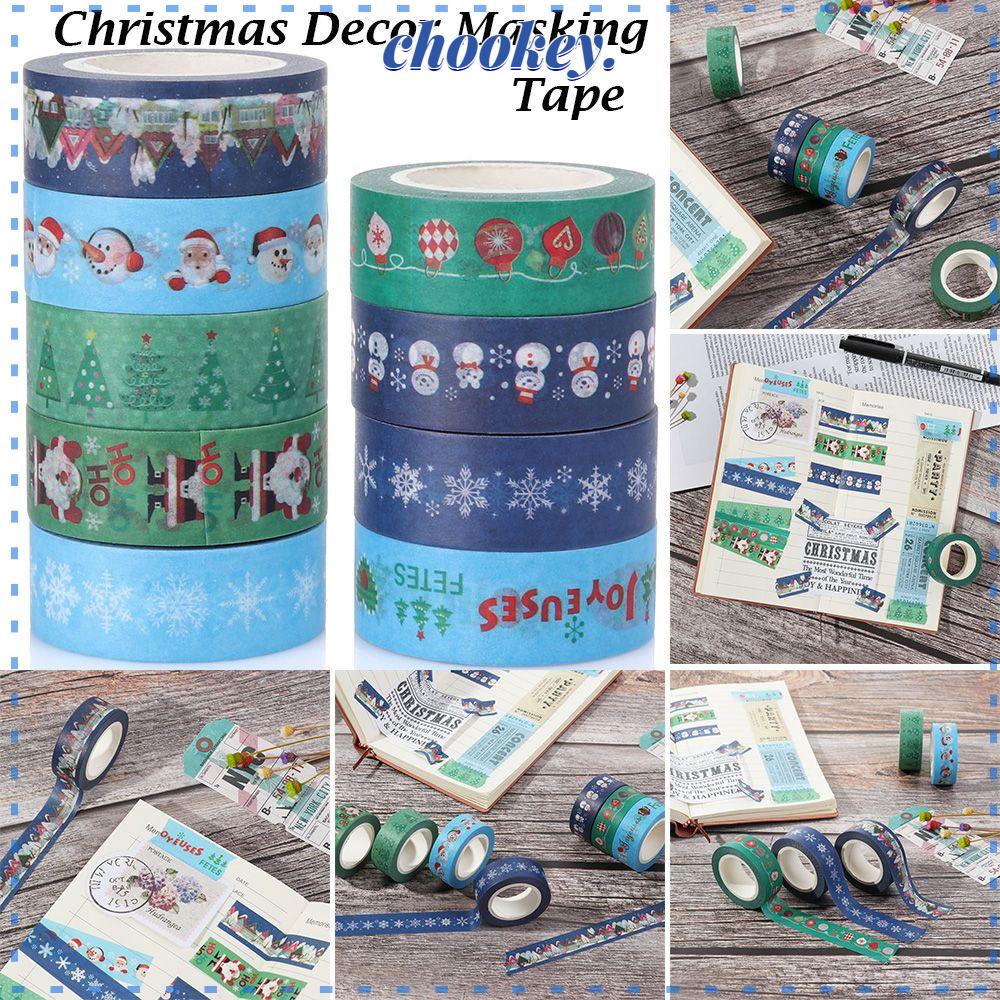 CHOOKEY 1 Cuộn Băng Keo Dán Bong Bóng Trang Trí Giáng Sinh DIY