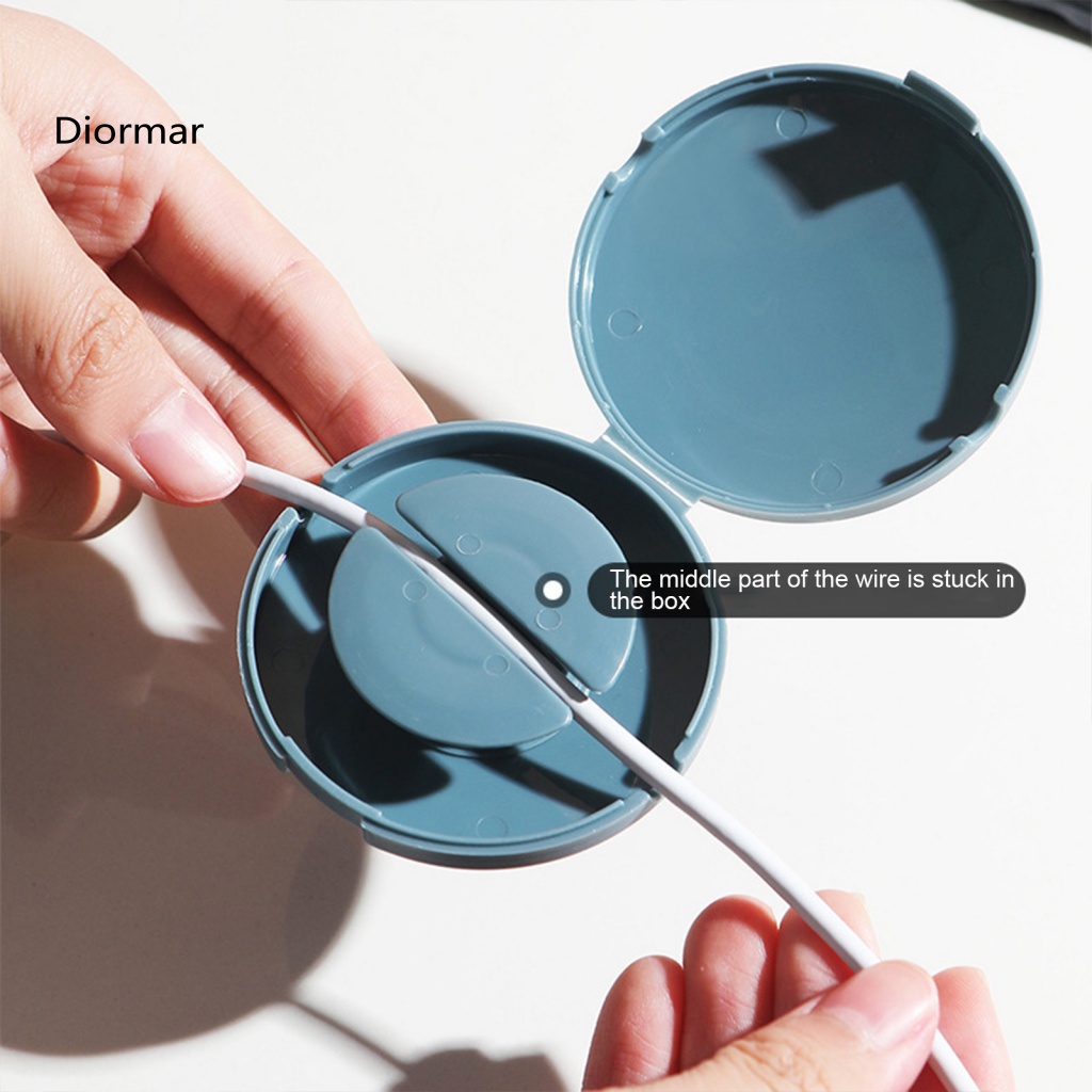 Hộp Nhựa Rộng Đựng Dây Cáp Sạc Gọn Gàng Tiện Lợi Cho Du Lịch