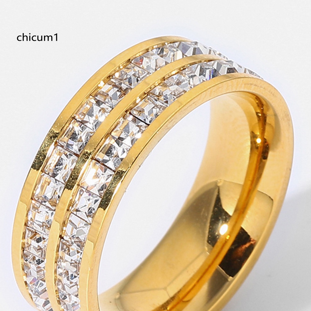 Nhẫn Cặp Đính Đá Thanh Lịch Sang Trọng