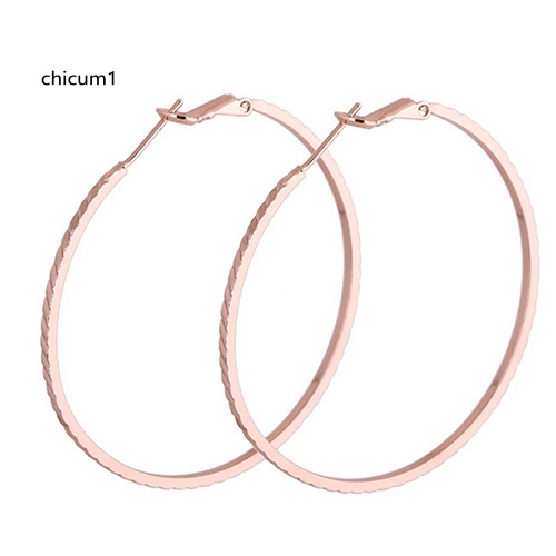 Khuyên Tai Tròn Lớn Thời Trang Dành Cho Nữ