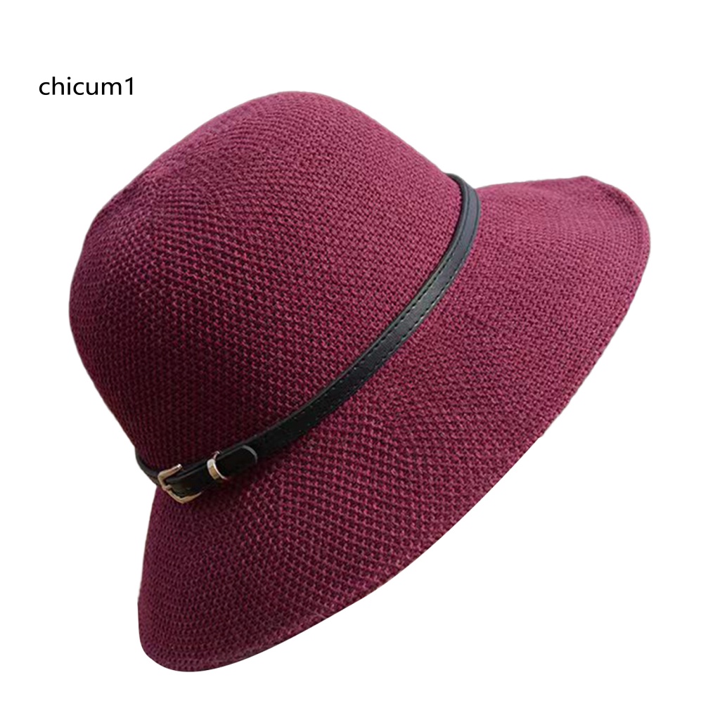 Nón Tai Bèo Vành Tròn Chống Nắng Thoáng Khí Thoải Mái Thời Trang Đường Phố