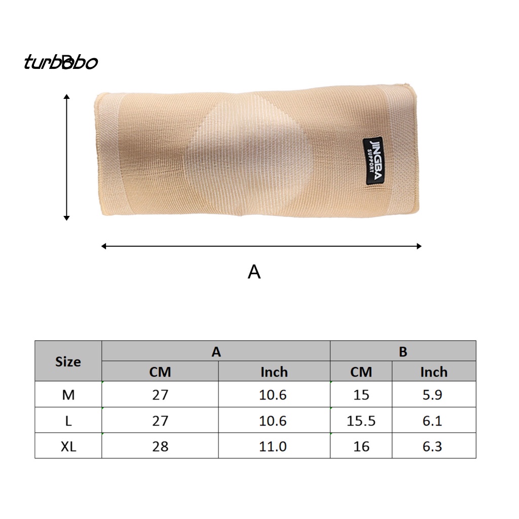 1 Băng Quấn Bảo Vệ Đầu Gối Chống Trượt Bằng Nylon Mềm Co Giãn Chất Lượng Cao