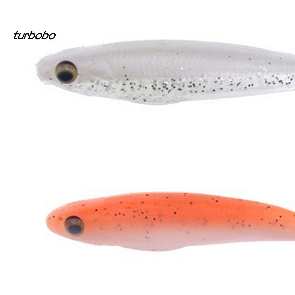 Turbobo 5 Mồi Câu Cá Mềm Dẻo Mắt 3D Độ Bền Cao