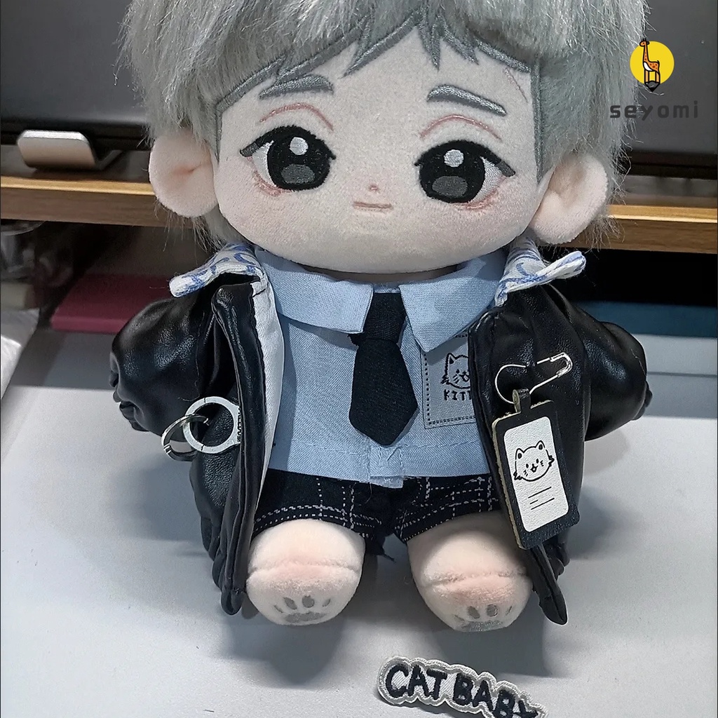 Set 3 Búp Bê Nhồi Bông 20cm Mặc Đồng Phục Dễ Thương