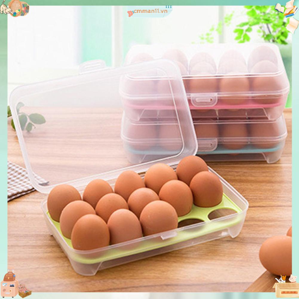 Keep order 15 Lưới Đựng Trứng Hộp Nhựa Thực Phẩm Dụng Cụ Nhà Bếp