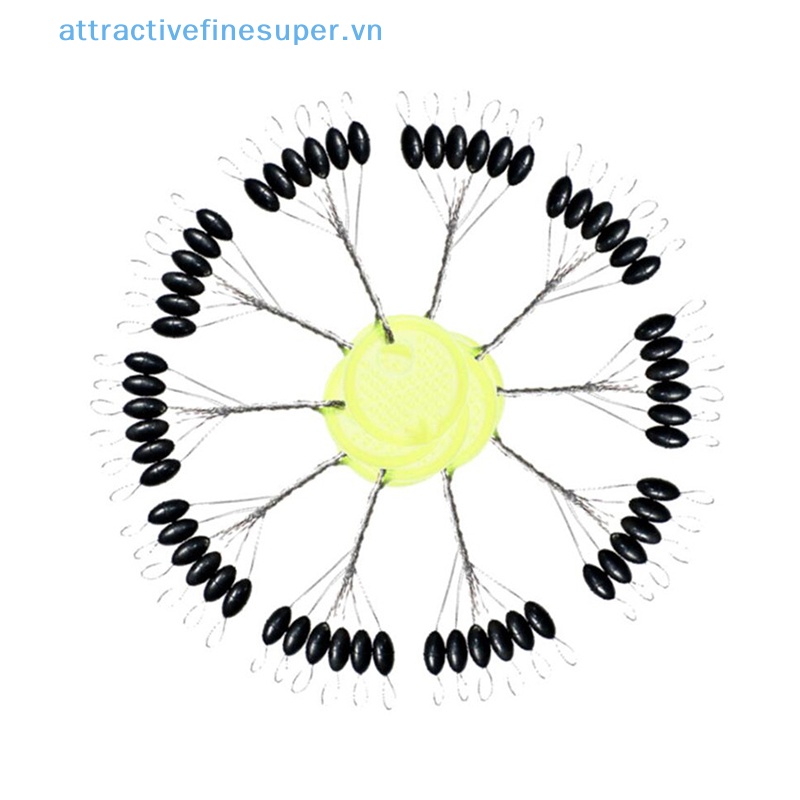 Set 120 / 20 Mồi Giả Nhử Cá Bằng Cao Su Màu Đen