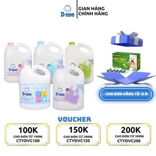 Nước giặt dnee thái lan 3000ml thơm dịu an toàn cho bé - nước giặt thái hàng chính hãng
