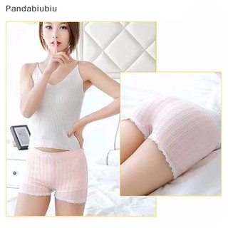 Quần legging nữ mềm mại liền mạch an toàn Quần legging quần short thoáng khí ren gợi cảm đồ lót Joo