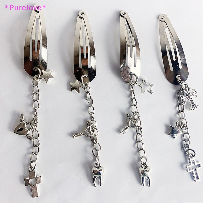 Kẹp Tóc Y2K Hình Thánh Giá Bằng Kim Loại Phong Cách Punk Hiphop Thời Trang 2023 Dành Cho Nữ Mới