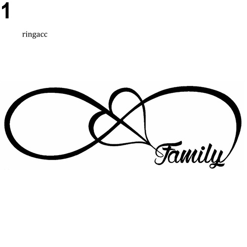 Đề Can Dán Trang Trí Cửa Sổ Xe Hơi Họa Tiết Trái Tim Chữ RGA Sáng Tạo