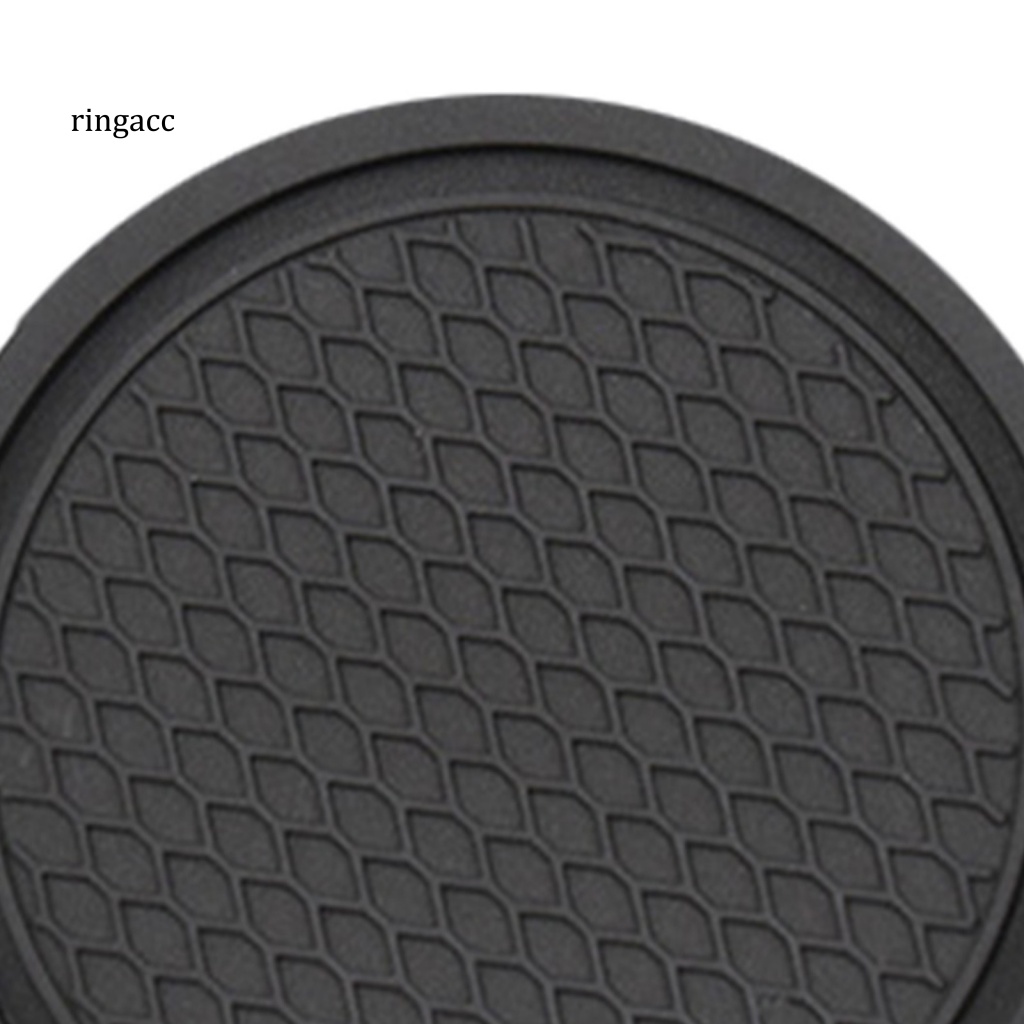 Rga Miếng Lót Cốc Bằng PVC Chống Trượt Chống Mài Mòn Trang Trí Cho Xe Hơi