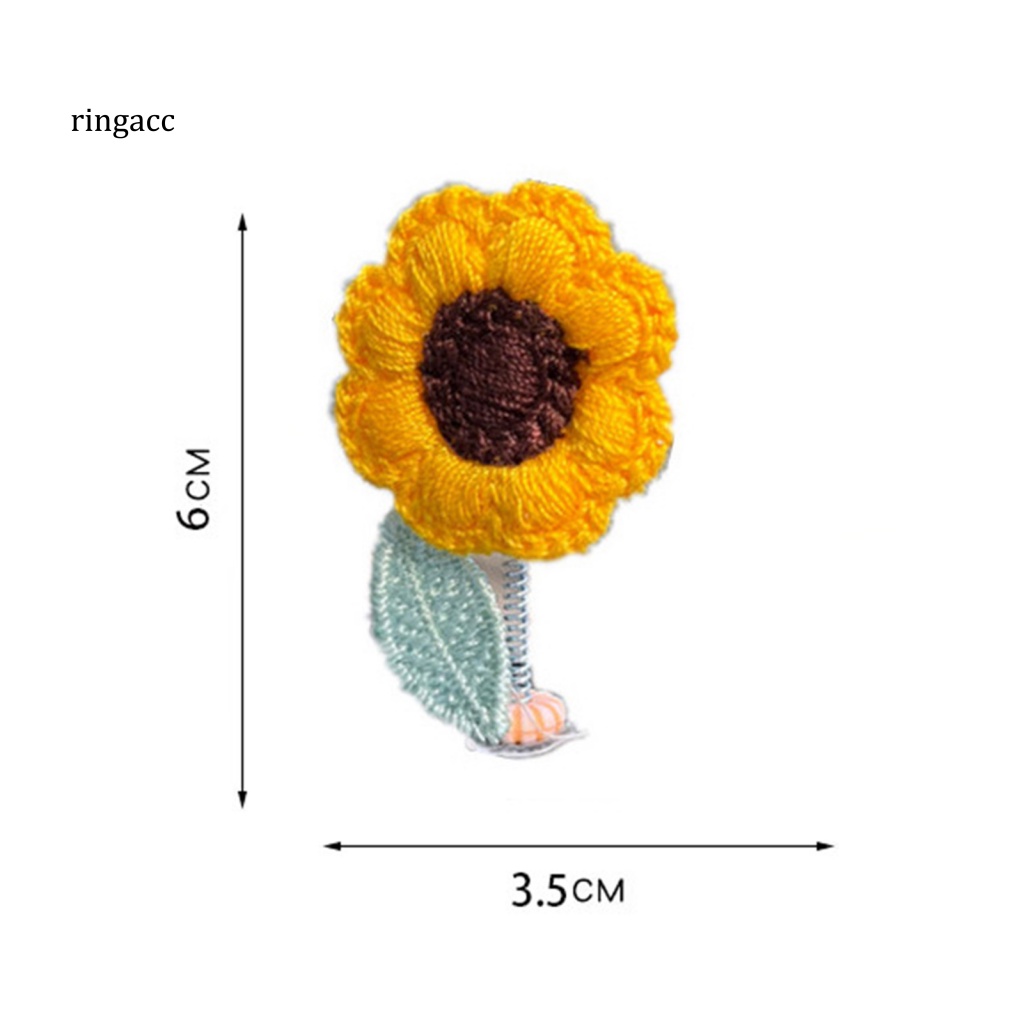 Rga 1 Bộ Phụ Kiện Trang Trí Bảng Điều Khiển Xe Hơi Hình Hoa Hướng Dương Mini Xinh Xắn