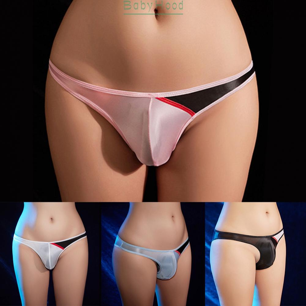 Quần Lót Nam Vải Lụa Bóng Xuyên Thấu#BBHOOD