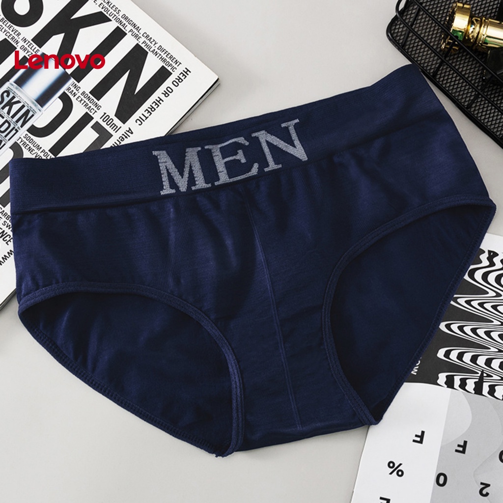 Quần Lót Nam Lưng Thấp Không Đường May In Chữ Và Hoa Hướng Dương Quyến Rũ