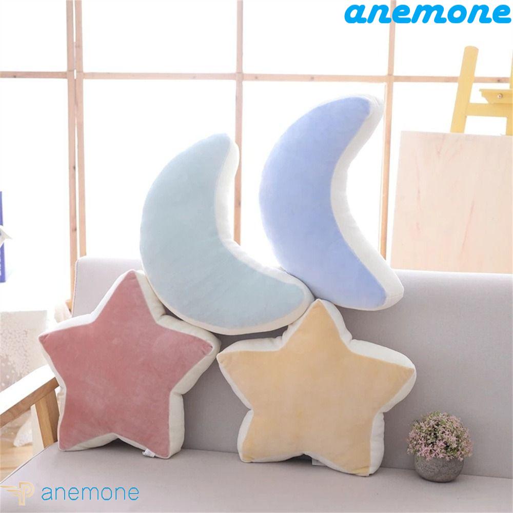 ANEMONE Gối Nhồi Bông Hình Vỏ Sò / Mặt Trăng / Ngôi Sao Trang Trí Phòng Khách