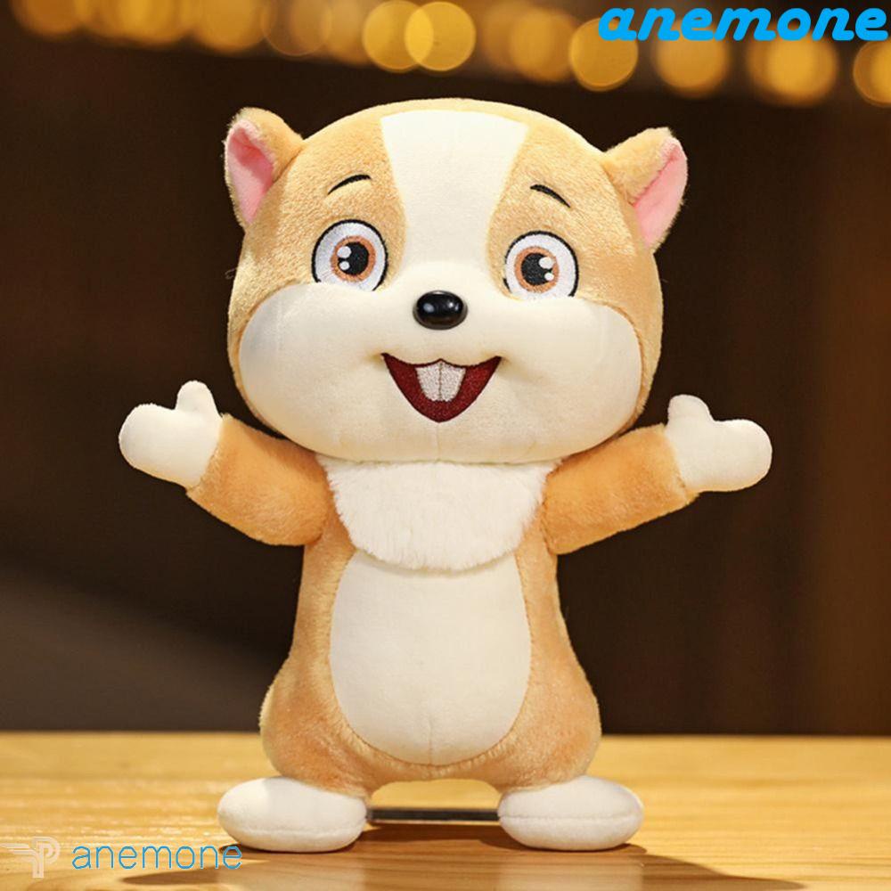 ANEMONE Đồ Chơi Nhồi Bông Hình Chú Sóc Dễ Thương Độc Đáo Trang Trí Nhà Cửa