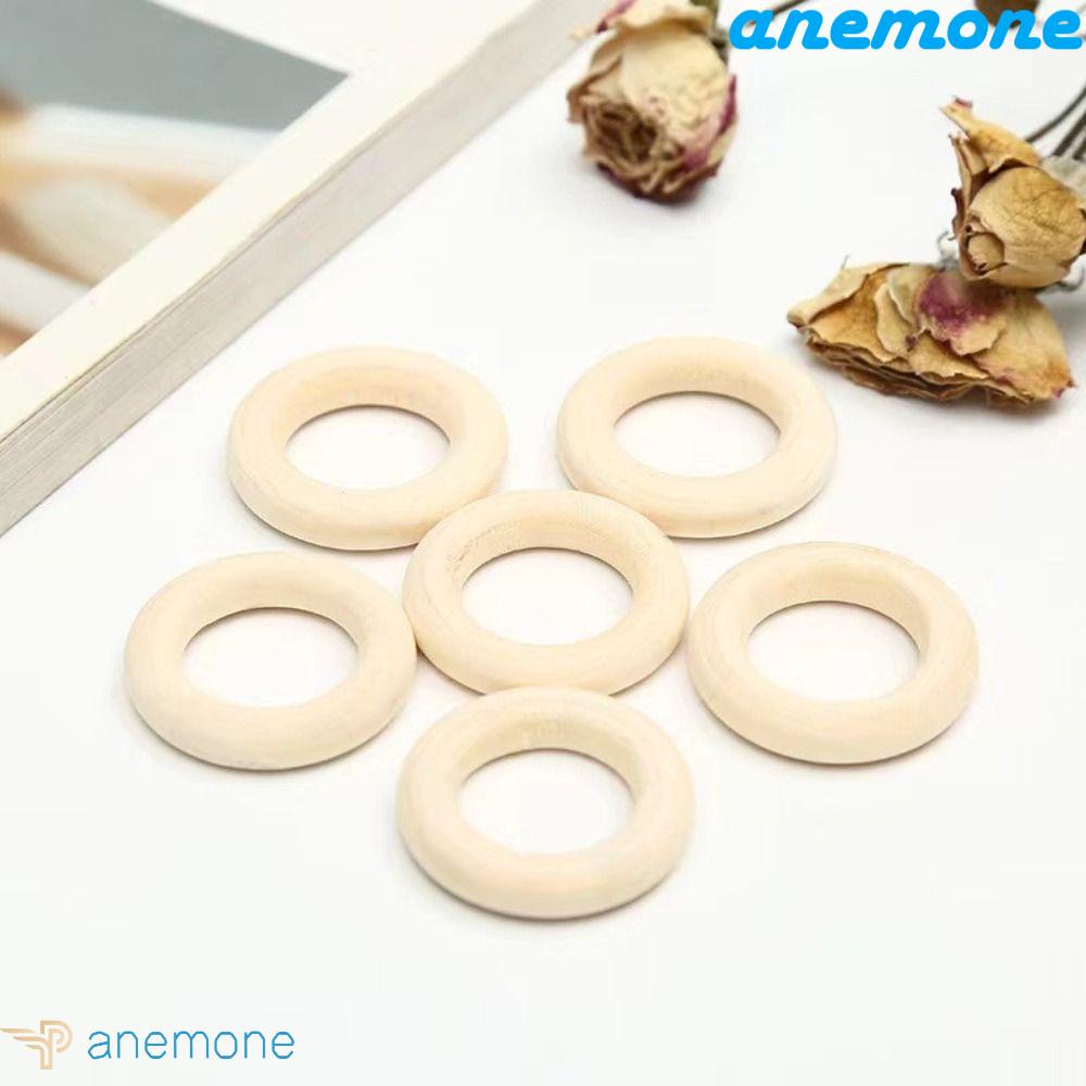 ANEMONE Vòng Gỗ Tự Nhiên Dùng Làm Trang Sức Thủ Công DIY