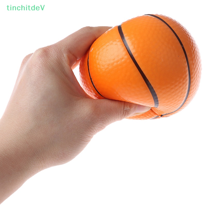 [TinchitdeV] Đồ Chơi Bóng Rổ Bóng Đá Mềm Dẻo Giảm Căng Thẳng Bằng Xốp 10cm [Mới]
