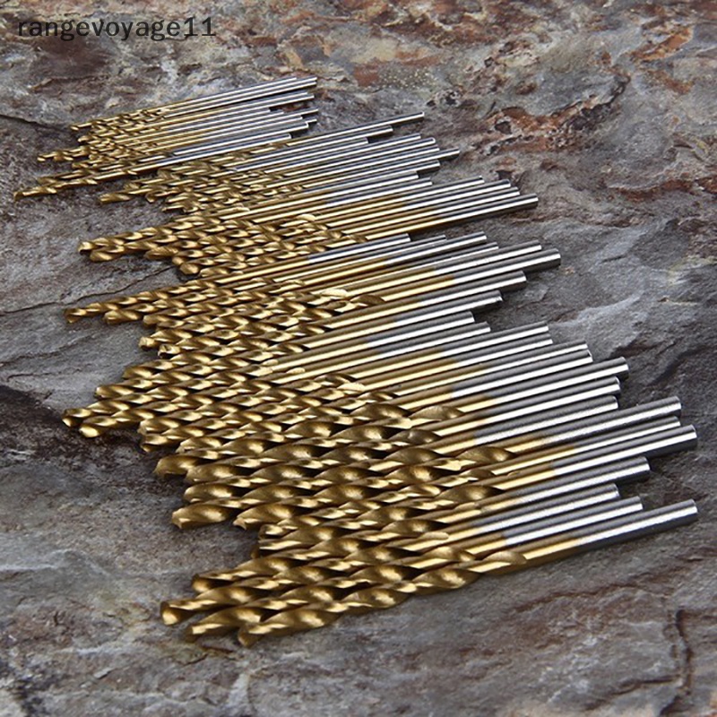 Bộ 100 / 50 Mũi Khoan Thép Phủ Titan Tốc Độ Cao