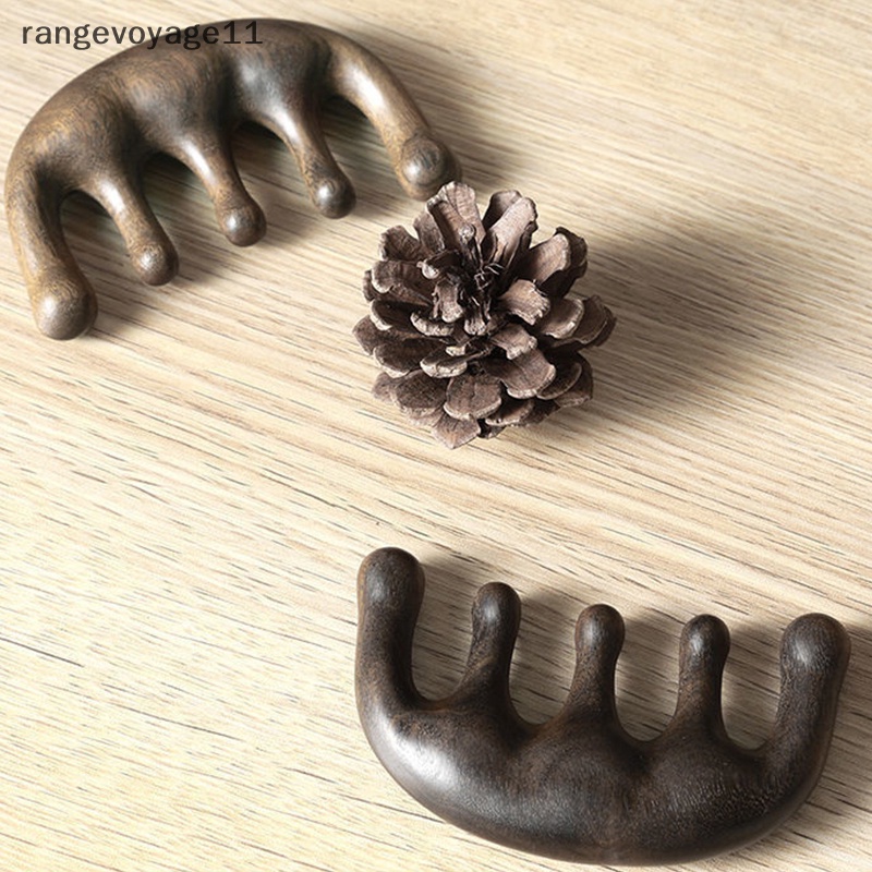 1 Lược Chải Tóc Mát Xa Da Đầu Bằng Kim Loại Năm Cánh Tiện Dụng