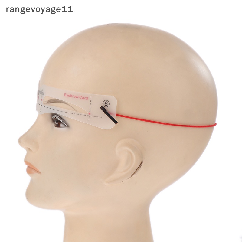 Bộ 12 Khuôn Silicon Kẻ Lông Mày Trang Điểm Chuyên Dụng