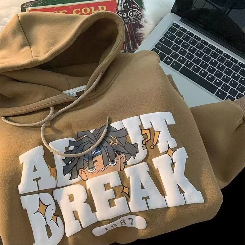Asrv Áo Nỉ Hoodie Dáng Rộng In Hình Trẻ Trung Hợp Thời Trang Cho Nam