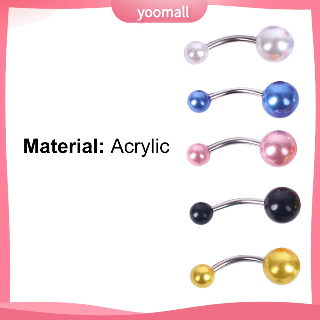 Set 10 Khuyên Rốn Acrylic Thời Trang Cá Tính