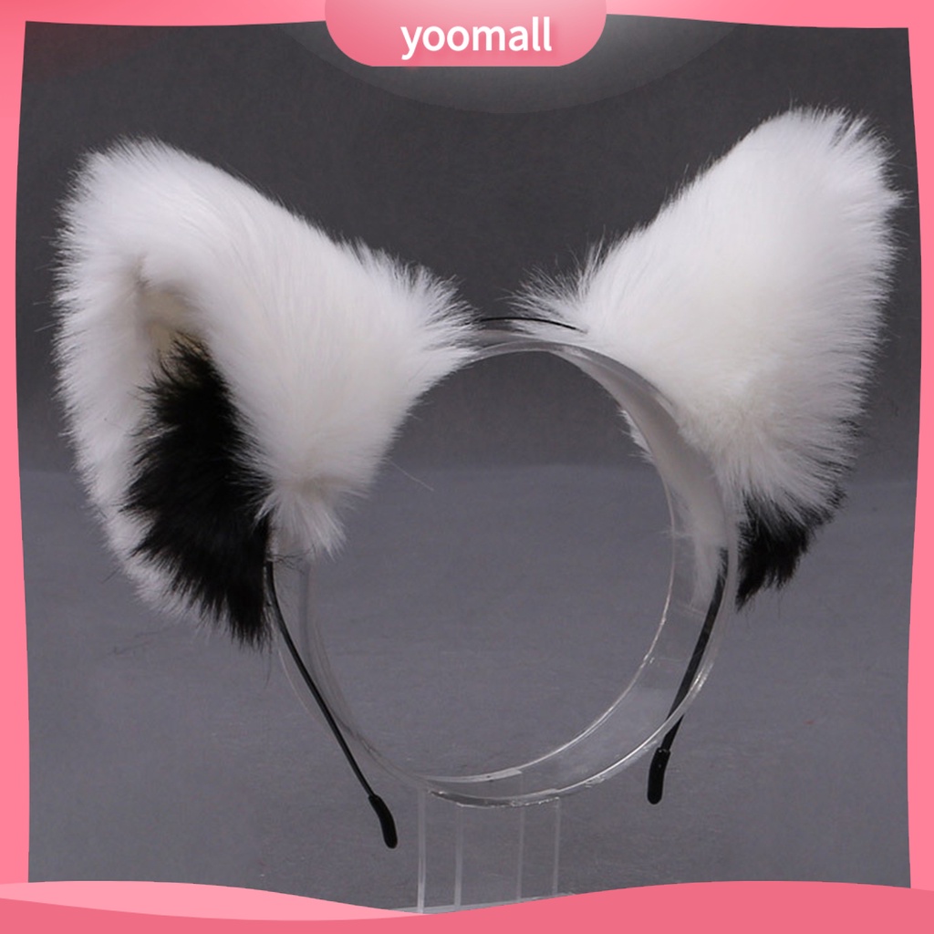 Băng Đô Tai Mèo Lông Xù Đáng Yêu Dành Cho Tiệc Hóa Trang