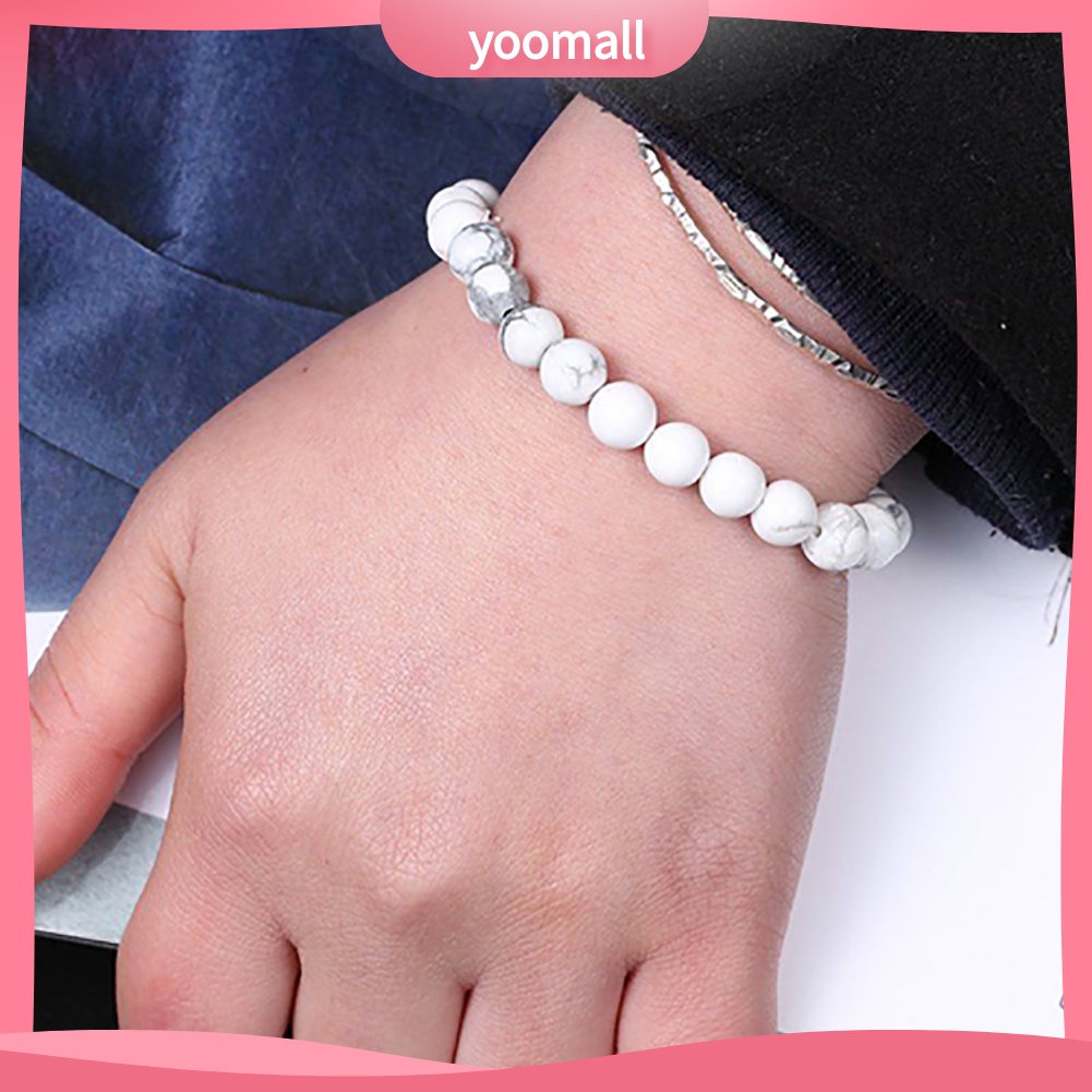 Vòng Tay Chuỗi Hạt Đá Tự Nhiên Thời Trang Cho Nam Và Nữ