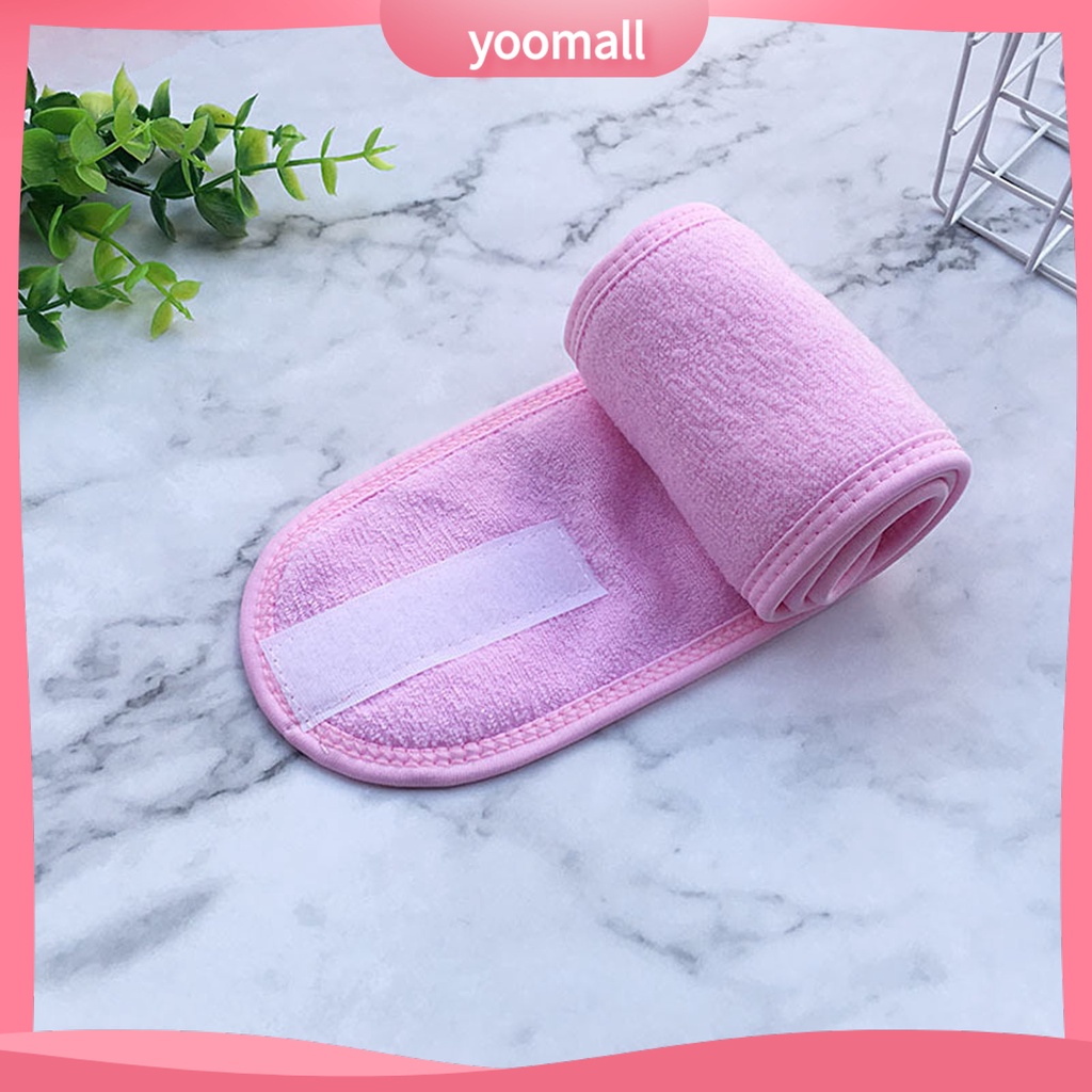 Băng Đô Rửa Mặt / Trang Điểm Bản Rộng Tùy Chỉnh Tiện Dụng Cho Nữ