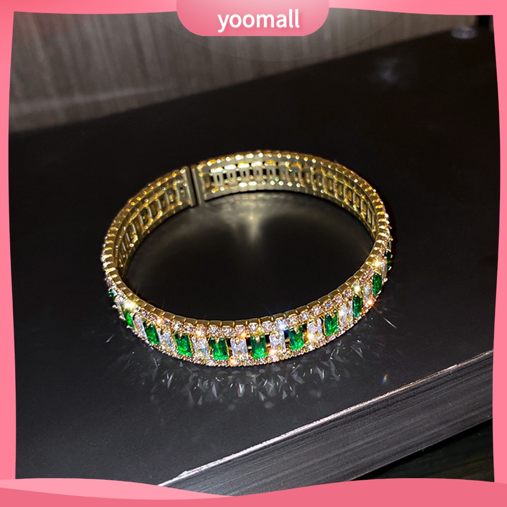 Vòng Tay Chuỗi Hạt Tròn Lấp Lánh Thời Trang Cho Nữ