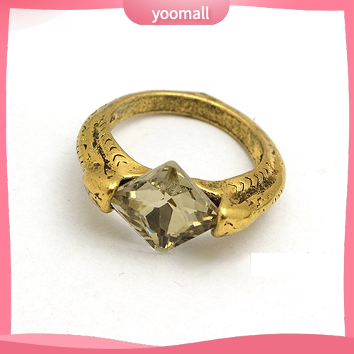 Nhẫn Đính Đá Màu Sắc Đồng Phong Cách Punk Cổ Điển Cho Nam Và Nữ