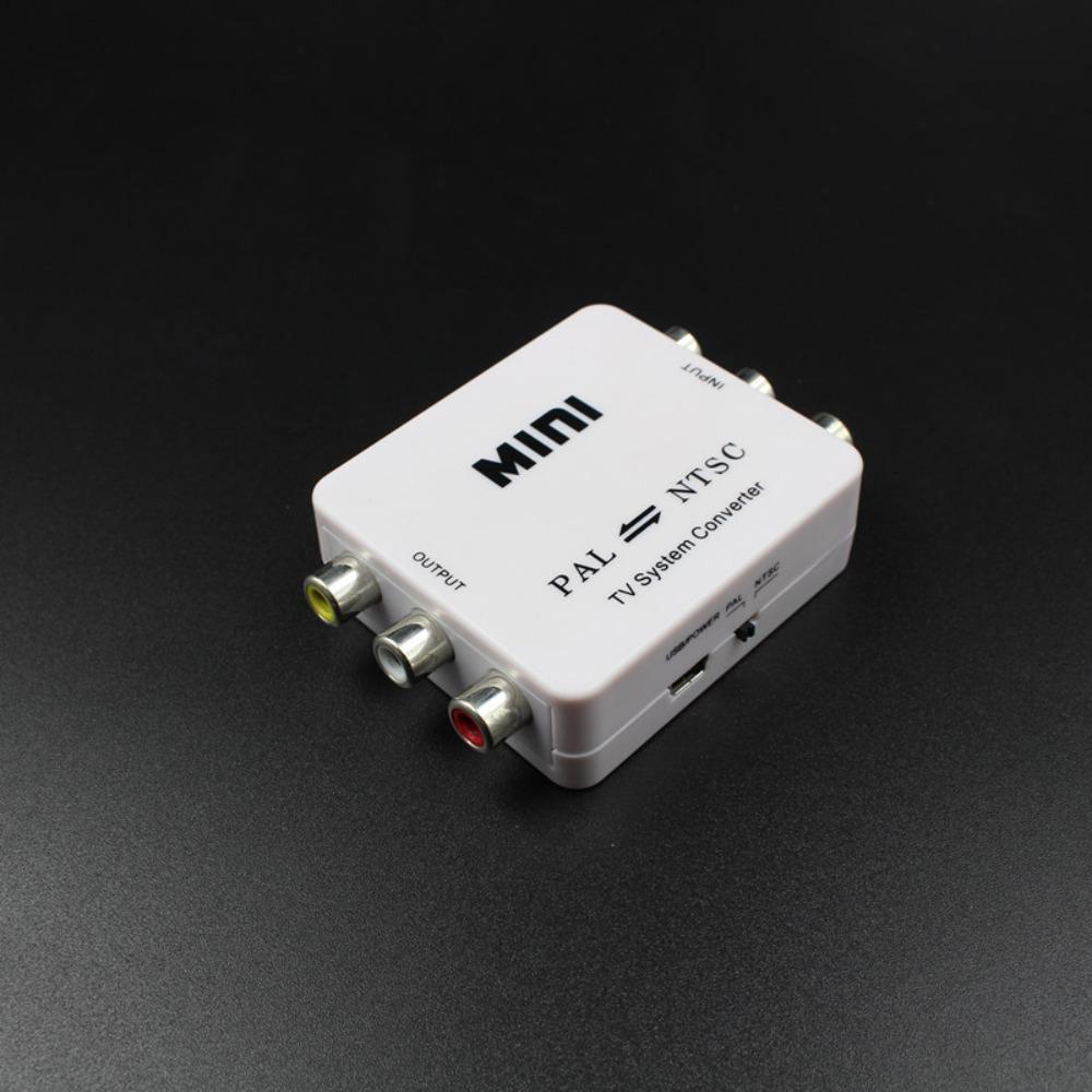LANFY Bộ Thiết Bị Chuyển Đổi PAL Sang NTSC AV Đầu Vào / Đầu Ra Phích Cắm Và Kết Nối Chuyển Đổi Video Hai Hướng Cho DVD / TV / Máy Chiếu / Set-top Box / Game Consoles