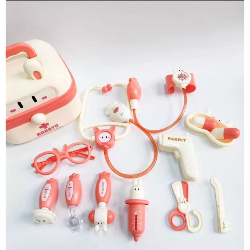 Bộ Đồ Chơi Bác Sĩ Hình Thỏ 36 Chi Tiết Cho Bé Yêu